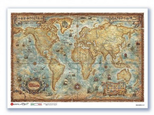 Screenshot at Ριζόχαρτο για Decoupage PaperD Vintage Παγκόσμιος Χάρτης xcm Decomagia